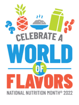 Celebrate a world of flavors graphic.