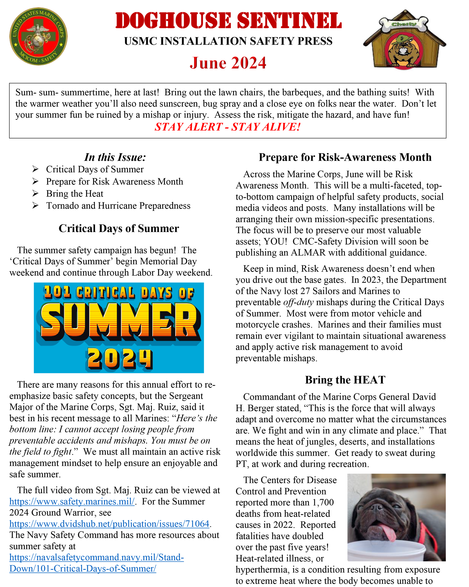 Small icon of the March 2024 newsletter.