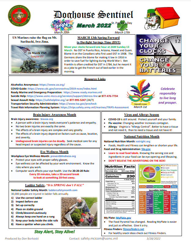Small thumbnail of the March 2022 newsletter.