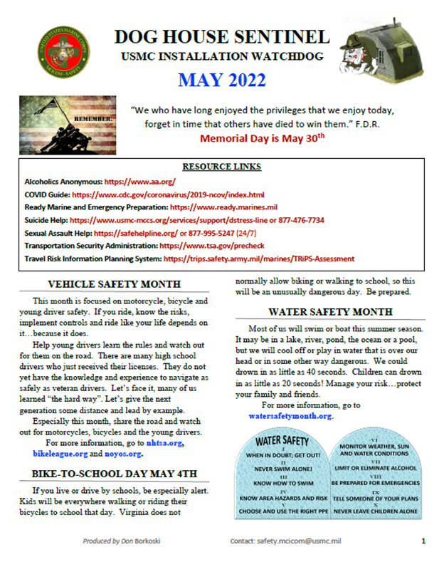 Small thumbnail of the May 2022 newsletter.
